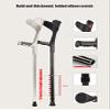 Ergonomic Forearm Crutches, Aluminum Folding Crutches for Elderly and Physically Impaired (2 Units) view 4