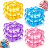 4Pcs Squishies Cube Fidget Toy, Slow Rising Squeeze Cubes, Soft Sticky Sensory Cube, Hand Exerciser Fidget Cube, Stress Anxiety Relief Toy, Flexible Handheld Squishies Cube for Office Desk Fidget view 1