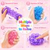 4Pcs Squishies Cube Fidget Toy, Slow Rising Squeeze Cubes, Soft Sticky Sensory Cube, Hand Exerciser Fidget Cube, Stress Anxiety Relief Toy, Flexible Handheld Squishies Cube for Office Desk Fidget view 4