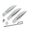 18-1/2-Inch Grills One-Touch Cleaning System Kit,for Weber 7443 90719 Charcoal Grill/Kettle Grills Replacement Parts 7444, Sturdy, Heat Resistant, Easy to Install view 2