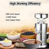 1100W Commercial Peanut Butter Maker Machine - 2850 RPM Electric Sesame Paste & Peanut Butter Milling Machine with Non-Slip Base for Smooth Spreads & Home Use view 2