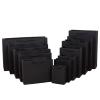 10pcs Paper Gift Bags with Handles, Paper Party Favor Bags for Christmas, Favor, Birthday, Wedding, Events(Black,Vertical 20X10X28CM) view 1