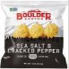 Boulder Canyon Kettle Style Potato Chips Variety Pack 16 Pack (1.5 oz Bags) Sea Salt & Cracked Pepper, Malt Vinegar & Sea Salt, Hickory Barbecue, Jalapeo Cheddar Gluten Free Snack Pack Bundled by SUPERDEALS with Mystery Bonus Gift view 2