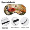 Flowers Plants Sleep Mask Block Light Eye Sleep Shade Cover Comfortable Lightweight Sleeping Blindfold Soft Breathable Night Eye Cover Adjustable Band Eye Mask for Men Women view 3