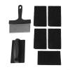 Minhe For Flat Top Griddle Cleaning Kit With Stainless Steel Scraper And Composite Handle Brush For Effective Removal Of Built Up Oil, Stains, And Residues view 3