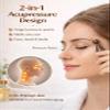 BIRZOO Scarab Acupressure Tool Set for Face & Eyes, Wooden Facial Massage Tool with Copper Beads, Eye Massager Tool for Puffiness, Face Massage Tools for Relaxation, 2PCS view 4