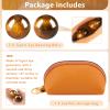 AceOrbit Baoding Balls Set of 2, Chinese Stress Relief Hand Exercise Balls with Leather Pouch, 1.57 Inch Tigers Eye Stone, Finger Exercise and Wrist Strength Training view 2