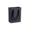 10pcs Gift Bags With Handles, Medium Paper Bags For Birthday Wedding Party Shopping(Black,15x6x20cm) view 1