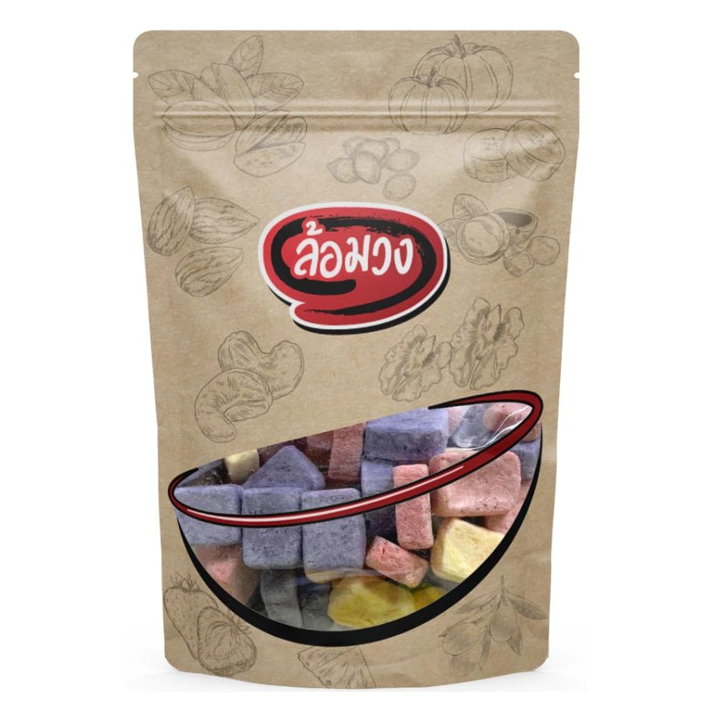 Freeze-Dried Yogurt Bites - Crunchy Melt-in-Your-Mouth Yogurt Snacks - Probiotic Cultured Dairy Drops - Real Fruit Infused Yogurt Cubes - Mess-Free Snack for Kids and Adults (150g)
