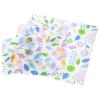 OSOLADY 3pcs Organic Beeswax Food Wrap Set Washable Food Wrap Cloth Printed Reusable Wrapping Sheets for Eco-friendly Kitchen Storage and Preservation view 1