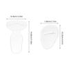 GOOHOCHY 6 Pairs Silicone Heel Pads for Women High Heel Inserts with Anti-Slip Soft Cushion Front and Back Foot Protection for Summer Sandals and Dress Shoes view 2