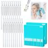 Earwax Removal Adhesive Swabs, Reusable Sticky Ear Swabs with Soft Flexible Tip, Washable Ear Cleaning Sticks with Dust Cover Packaging, Ear Cleaning Tool for Adults & Kid (Large-48Pcs) view 1