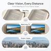 Ultra Light Anti Blue Presbyopic Glasses, Titanium Frame HD Reading Glasses with Spring Hinge, for Men Women (Silver,400 (Over 75 Years Old)) view 2