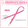 QFGasre 4pcs Shower Lanyard for Mastectomy Drain Holder Mastectomy Recovery Supplies Adjustable Abdominal Debridement JP Drainage Bulbs Breast Cancer Tummy Tuck Patients Surgical Drain Holder view 2