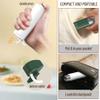 2PCS Floss Pick Dispenser Portable Automatic Flosser Dispenser Leakproof Reusable Floss Pick Box for Family Travel & On-the-Go 4.1x1x1 Inch Dental Disp view 3