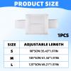 1 PCS Feeding Tube Belt, Peg Tube Holder Belt for Men and Women, Hidden and Comfortable G Tube Accessories Belt, G Tube Covers with Elastic Straps, Comfort Concealment Belt(White)(M) view 2