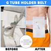 1 PCS Feeding Tube Belt, Peg Tube Holder Belt for Men and Women, Hidden and Comfortable G Tube Accessories Belt, G Tube Covers with Elastic Straps, Comfort Concealment Belt(White)(M) view 4