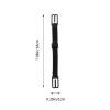MAGICLULU 10 Pcs Black Face Covering Lanyards and Nonslip Underwear Straps Set with Adjustable Ear Strap Extenders for Comfortable Fit and Bra Support view 2