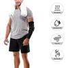 IMUSINICE Antislip Elastic Brace Compression Sleeve Black L, Protective Arm Forearm Support for Sports, Fitness, Breathable Support for Men and Women view 3