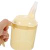 VICASKY Anti-choke Straw Drinking Cup 300ml with Spill-resistant Design Milk White Insulated Feeding Cup for Elderly Postpartum and Liquid Diet Patients Adult for Care and Hospital Use view 4