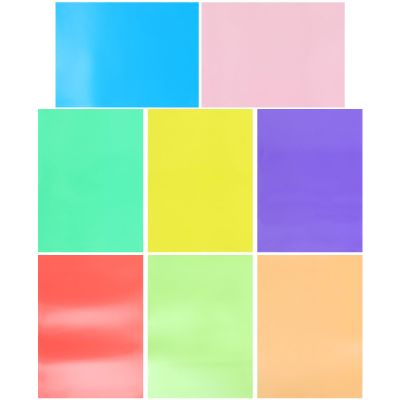 ABOOFAN 9 Sheets Colorful Cellophane Wrapping Paper DIY Cellophane Sheets for Crafts Wrapping Arts and Crafts Supplies
