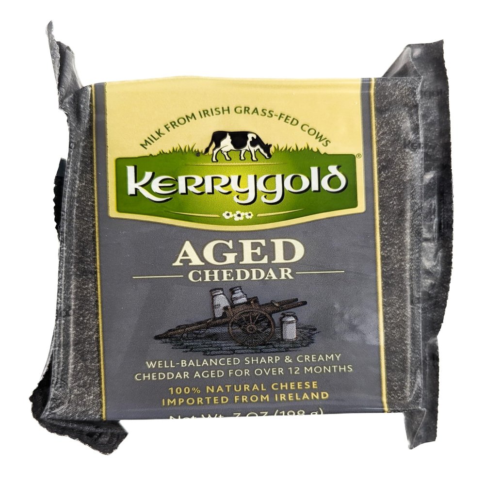 Irish Aged Cheddar Cheese - 7oz (Pack of 2)