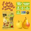 Bob Snail Fruit Gummy Bites Apple Pear Flavor, 12-Pack (480g), Real Fruit Snacks with No Added Sugar, Vegan & Gluten-Free Mini Bites for Kids & Adults view 2