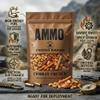AMMO Combat Crunch Premium Protein Trail Mix - Savory Toffee Peanut & Roasted Corn - Spicy Cajun Snacks with Corn Sticks & Sesame Sticks, 8oz (227g) Resealable Bag Tactical Emergency Rations & Hiking Fuel view 2