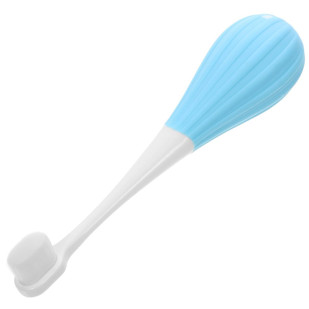 IMIKEYA s Toothbrush Extra Soft Bristles Manual Tooth Brush for Ages 2-5, Blue Hot Air Balloon Design, Teeth Care for Sensitive Gums