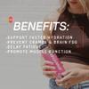 PWDRS Electrolytes | All Natural Electrolyte Packets | Zero Added Sugar | 5,000mg Coconut Water for Fast Hydration | Non-GMO, No Sucralose | Juicy Strawberry 15ct view 3