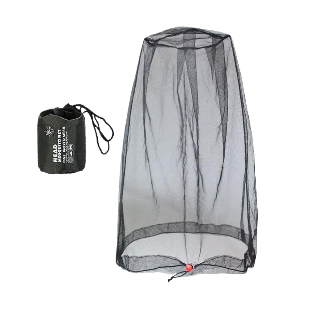 Fly Face Net - Over Hat Soft Drawstring Large & Long | Men Women Fly Protection Net,for Fishing Camping Hiking Gardening Outdoor Activities Protection