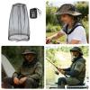 Fly Face Net,Breathable Fine Holes Over Hat Large & Long | Men Women Fly Net Hat,for Fishing Camping Hiking Gardening Outdoor Activities Protection view 4