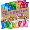 Cooper Street Granola Bakes 5 Flavor Variety Sampler - 2oz Big Granola Bars - Good Source of Fiber & Whole Grains - Soft Baked Breakfast Fruit, Oat & Seeds Bars - Nut, Dairy & Soy Free - 10 Pack view 1
