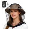 Fly Face Net | Soft Drawstring Breathable Fine Holes Long | Fly Protection Netting Hood | for Fishing Camping Hiking Gardening Outdoor Activities Protection view 1