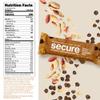 ANDREW LESSMAN Secure Bars 40g - Peanut Butter Chocolate Chip - High Protein & Fiber Snack - 24 Bars - Non-GMO, Gluten-Free, No Artificial Flavors, Vegan, Low Calorie Meal Replacement view 2
