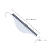 FESTFENDS Silicone Glass Squeegee Window Wiper with Soft Blade for Bathroom and Car Windshield Cleaning White Handheld Glass Cleaning Tool view 2