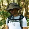 Fly Net for Head,Over Hat Soft Drawstring Large & Long - Men Women Fly Net Hat,for Fishing Camping Hiking Gardening Outdoor Activities Protection Black view 3