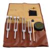 Aboiled Professional Tuning Fork Set - 128HZ, 136.1HZ, 256HZ, 384HZ Sound Therapy Instruments with Leather Storage Bag view 2