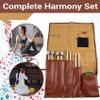 Aboiled Professional Tuning Fork Set - 128HZ, 136.1HZ, 256HZ, 384HZ Sound Therapy Instruments with Leather Storage Bag view 3