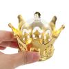 Abaodam 36pcs Princess Tiara Candy Boxes Plastic Wedding Favor Candy Holders Gold Tone Celebration Treat Containers for Birthday and Wedding Events view 4
