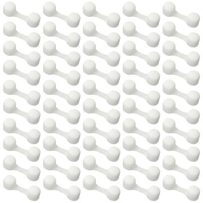 50 Pcs Nose Plug Filters, Disposable Sponge Nostril Filters for Dust, Allergies & Spray Tanning, Soft & Comfortable Nasal Filter for Men Women (White)