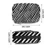 DJYQBFA Weekly Pill Organizer Travel Size Bag with Removable 7 Day Pill Box Portable Vitamin Case Purse with Zipper,Black Stripe view 2