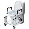 BeoyNot Motorized Toilet Seat Lift by Toilet Tilt, Movable Electric Toilet Chair, Up to 220lbs, with Remote Control, 4 Silent Brake Casters, for Seniors & Disabled, Easy Assembly view 1