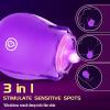 2026 Newly Portable Vibrating Massager -Clitioral Sucker Relaxes Muscles Viboators Toy 10 Modes Couples - for Body and Back Foot Silent Personal for Sports Massage Adult Tools Relaxation XJH-Purple29 view 3