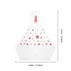 Ipetboom 50pcs Disposable Triangle Onigiri Wrapping Bags Red Sakura Pattern Microwave Safe Rice Ball Packing Wrappers for Japanese Sushi and Lunch Packing view 2