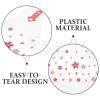 Ipetboom 50pcs Disposable Triangle Onigiri Wrapping Bags Red Sakura Pattern Microwave Safe Rice Ball Packing Wrappers for Japanese Sushi and Lunch Packing view 3