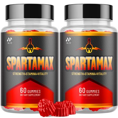 (2 Pack) Spartamax Gummies, Official Sparta max Gummys with All Natural Ingredients, Advanced for Health and Wellness Vitamin Supplements Formula Maximum Strength Multivitamin Support (120 Gummies)
