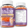 (2 Pack) Calcium Citrate 1200 mg for Women Men,Calcium Magnesium Zinc Vitamin D3 Gummies,High Absorption Calcium Chews Supplement for Bone,Teeth & Muscle Healthy,Sugar Free,Vegan,Non-GMO,Orange Flavor view 1