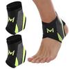 2Pcs Ankle Brace Compression Support Stabilizer,Lace-Up Sports Basketball Sprain Recovery Men Women Adjustable Foot Ankle Orthopedic Grade Tendonitis Protection (Green) view 1