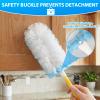 60 Count Duster Refill for Swiffer Duster with 1 Handle - 360 Multi-Surface Larger Size Feather Dusters, Disposable Duster Kit for Cleaning Home, Furniture, Blinds and Ceiling Fans view 2